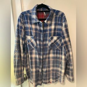 Free People Western Flannel